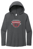 Womens Ironwood Warriors Long Sleeve V-Neck Hoodie Tee