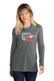 Womens Game Day Long Sleeve Hoodie Tee