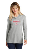 Womens Ironwood Pomline Long Sleeve Hoodie Tee