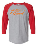 Adult Diamond In The Desert 3/4 Sleeve Tee