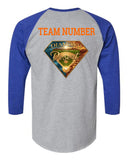 Adult Diamond In The Desert 3/4 Sleeve Tee