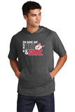 Mens Game Day Short Sleeve Hoodie Tee