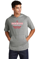 Mens Ironwood Basketball Short Sleeve Hoodie Tee