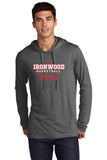 Mens Ironwood Basketball Long Sleeve Hoodie Tee