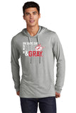 Mens Game Day Long Sleeve Hoodie Tee