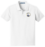 White Youth Polo