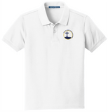 White Youth Polo