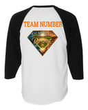 Adult Diamond In The Desert 3/4 Sleeve Tee