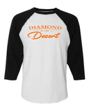 Adult Diamond In The Desert 3/4 Sleeve Tee