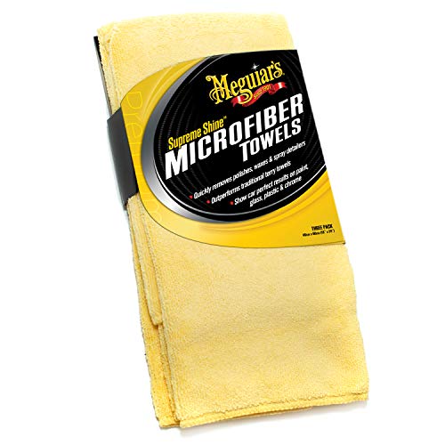 Meguiar's X2020 Supreme Shine Microfiber Towels, Pack of 3