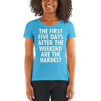 The First Five Days After The Weekend Are The Hardest