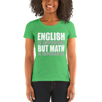 English Is Important But Math Is Importanter