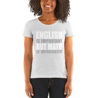 English Is Important But Math Is Importanter