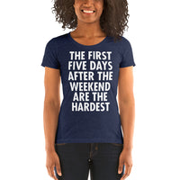The First Five Days After The Weekend Are The Hardest