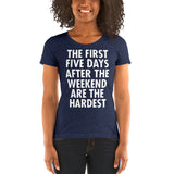 The First Five Days After The Weekend Are The Hardest