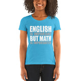 English Is Important But Math Is Importanter