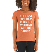 The First Five Days After The Weekend Are The Hardest