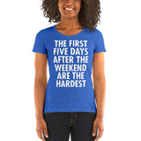 The First Five Days After The Weekend Are The Hardest