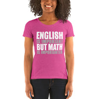 English Is Important But Math Is Importanter