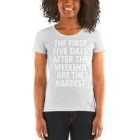 The First Five Days After The Weekend Are The Hardest